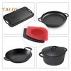 1 Set Grill Pan Scraper Set Rounded Edge Integrated Reusable Durable Environmental Friendly Pan Scraper Set for Glass