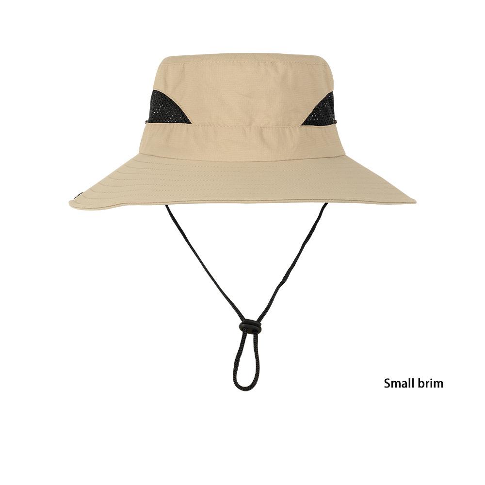 Solid Small Brim Mesh Bucket Hat Unisex Waterproof Bob Caps Hip Hop Gorros Men Women Panama Cap Beach Fishing Boonie Sunhat