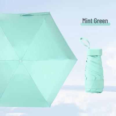 Ultralight Mini Capsule UV Sun & Rain Travel Umbrella