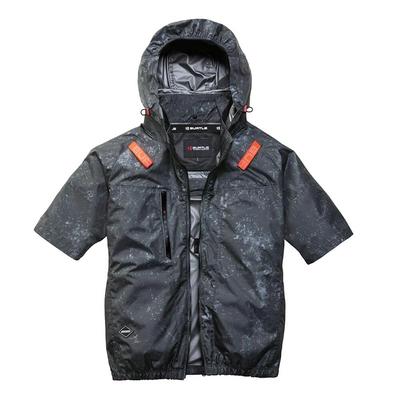 [Burtle] Aircraft Short-Sleeve Blouson (Fan Not Included) AC2096HB High Back AIRCRAFT XL 79 Storm Black
