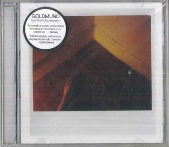 

CD GOLDMUND - Two Point Discrimination WEST048 Western Vinyl 2007 US Dance & Electronica