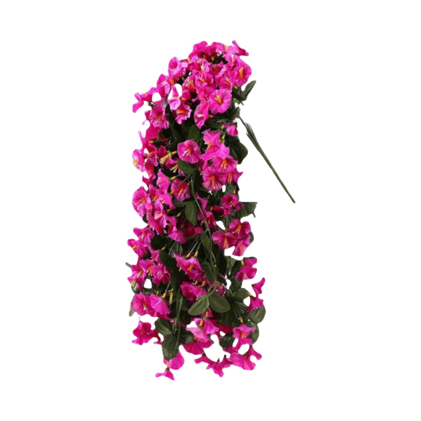 Simulated Flower Wall Hanging Suspended False Green Plant Decoration Ornament Flower Wall Wedding Decoration UV, , Windproof One Size