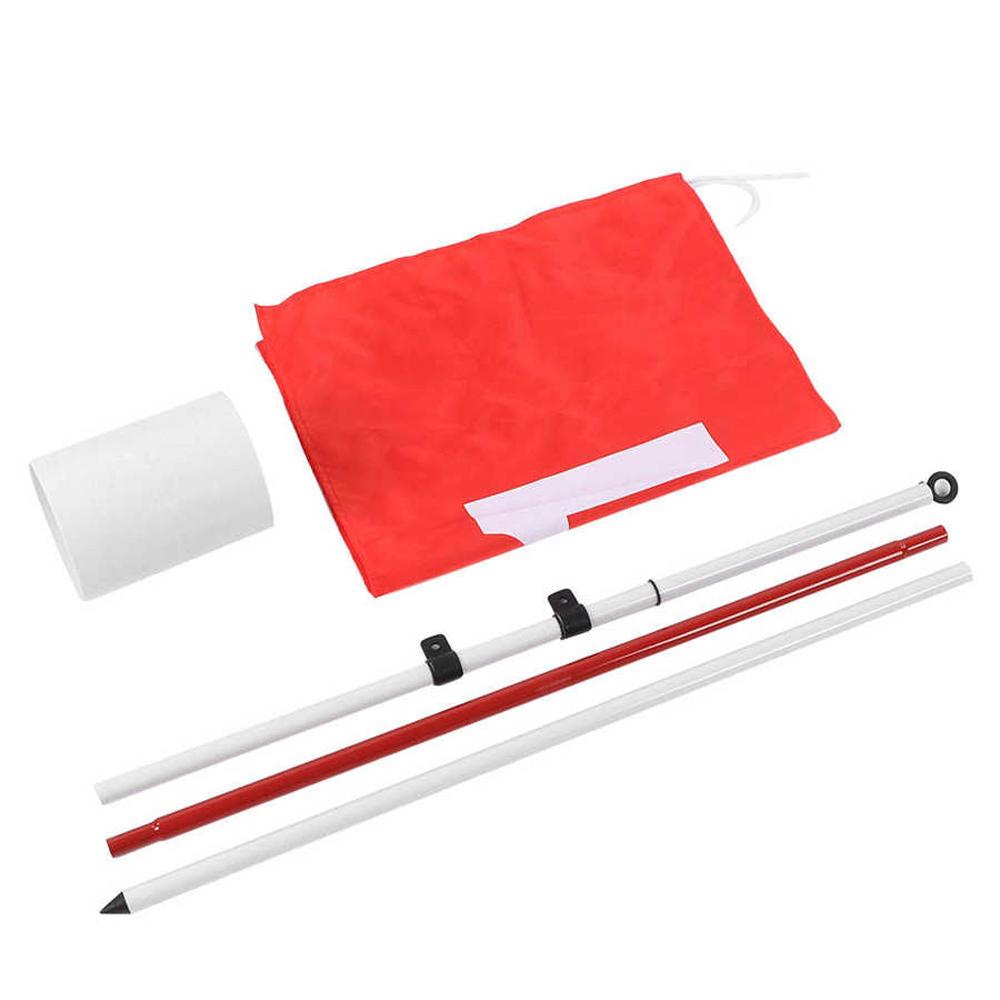 3 Section Golf Training Golf Hole Pole Cup Putting Green Flagstick Golf Cup Holder Golf Flagstick