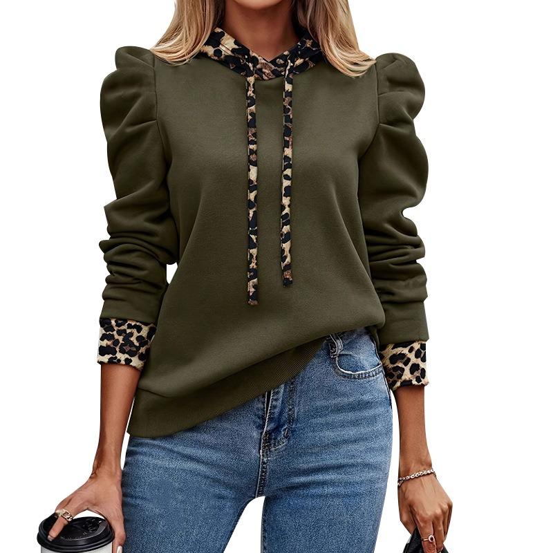 Women S Long Sleeve Pullover Sweatshirt Color Block For Spring Summer Autumn