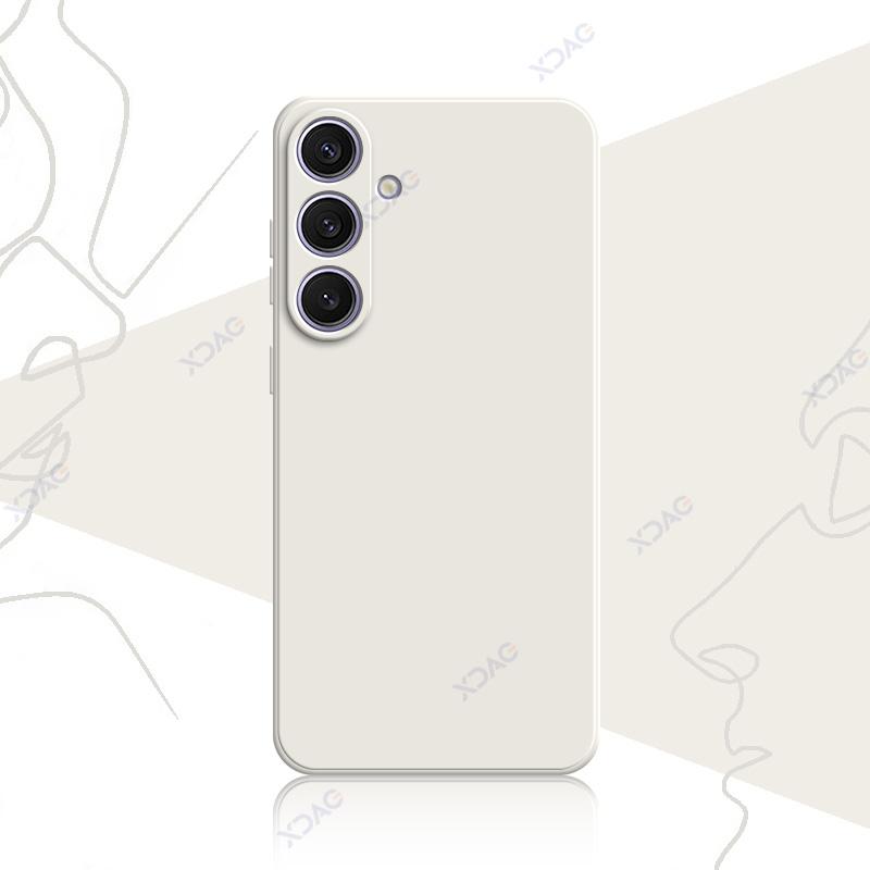 Square Liquid Silicone Phone Cases for Samsung Galaxy S25 Plus Ultra SamsungS25Ultra 360 Soft Protective Cover Anti-fall Armor