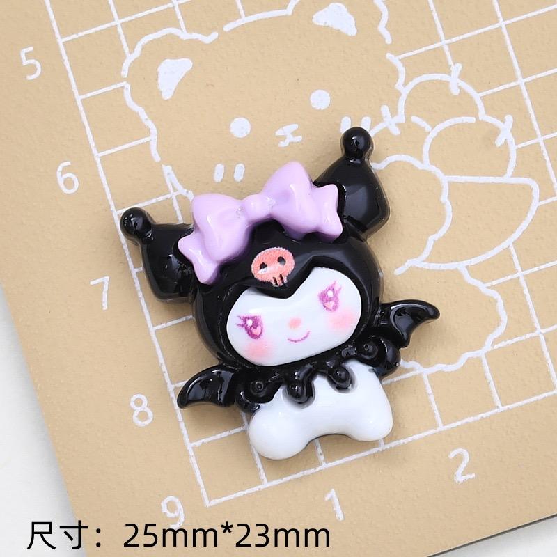 10 Pcs New Kawaii Cartoon Kitten, Puppy, Rabbit Resin Flat Back Scrapbook Figurine Diy Bow Decor Accessories Crafts A6