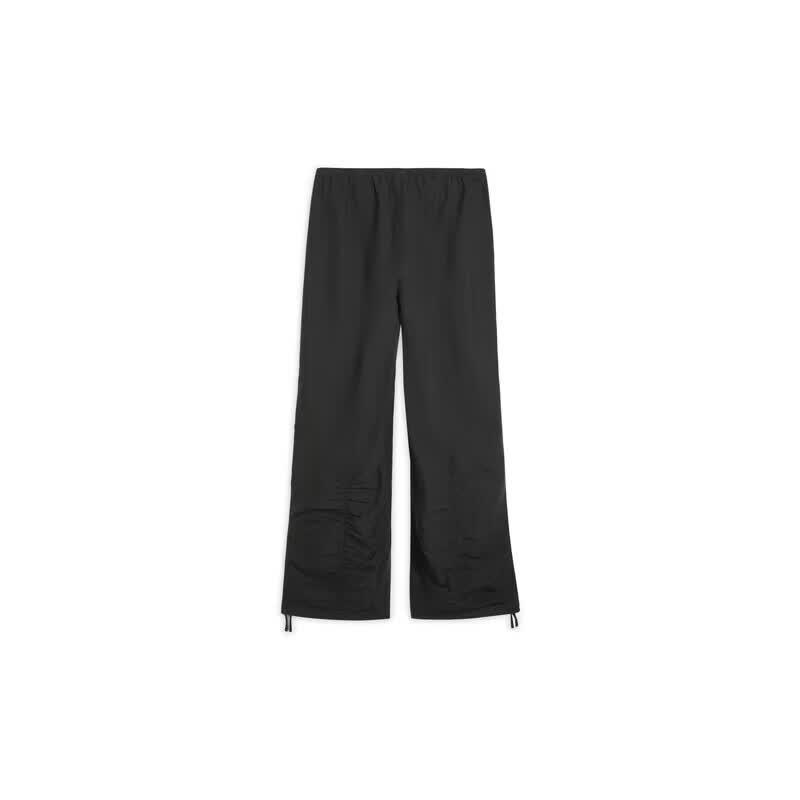 Puma Women's Classic Retro Sporty Wide-Leg Parachute Pants
