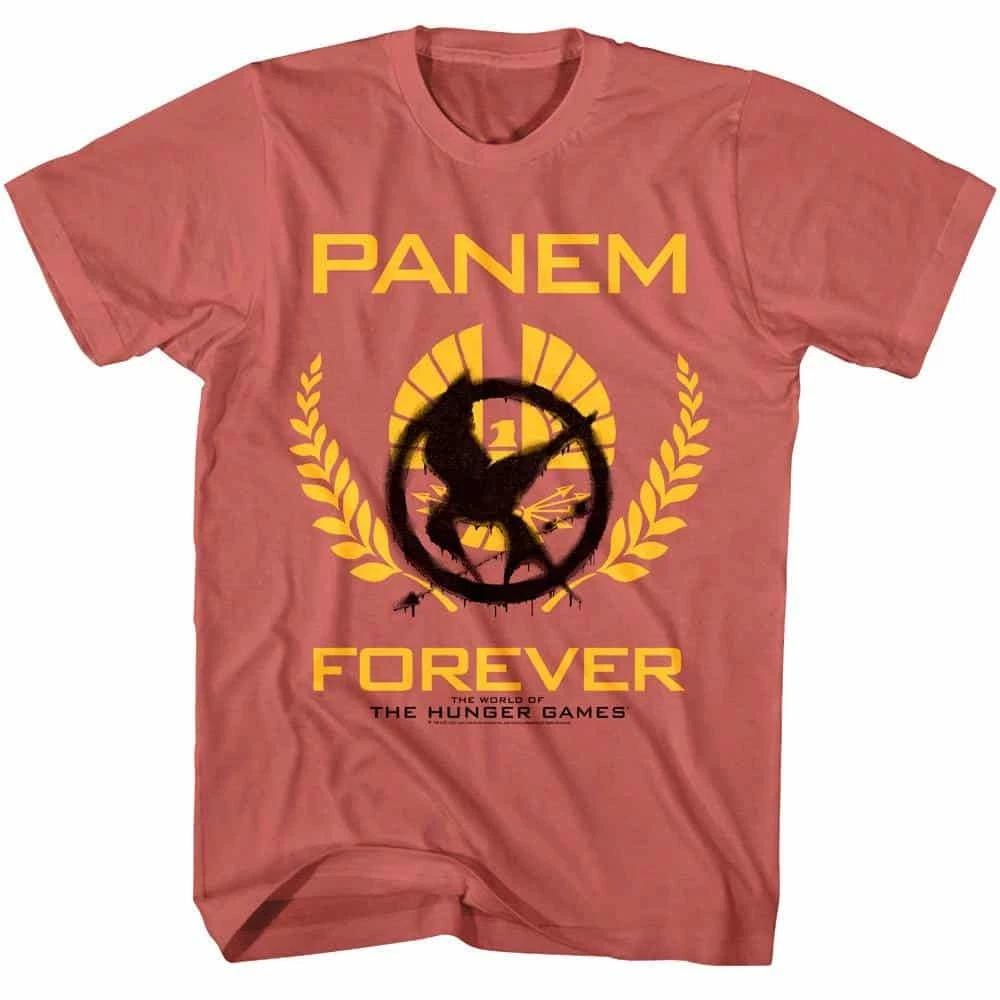 

Hunger Games Panem Forever Mockingjay Graffiti Men s T Shirt M