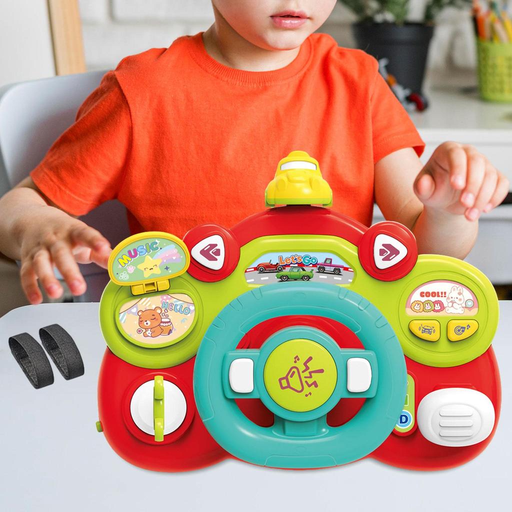Steering Wheel Toy Twisting Mini Multifunctional My First Driving Toddlers