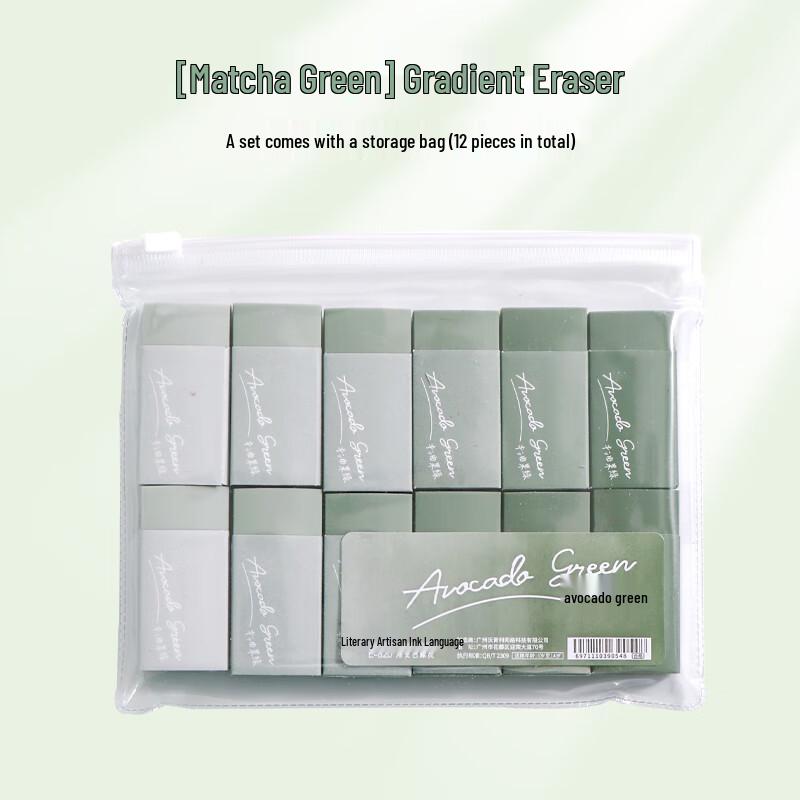 Gradient Eraser: Student Edition, Residue-Free Magic Eraser with Morandi Color Palette