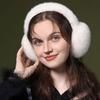 Fashion Earmuffs Outdoor Cold Protection Women Men Faux Fur Ear-Muffs Foldable Earflaps Soft Plush Ear Protectors