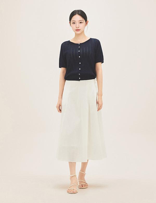 Roem Long Flare Skirt Rmwhg26R11