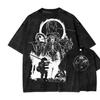 Dark Souls Anime Lover Washed T-shirt Year Round Clothing High Quality Personality Clothes Plus Size Unisex New Model Couples Tee