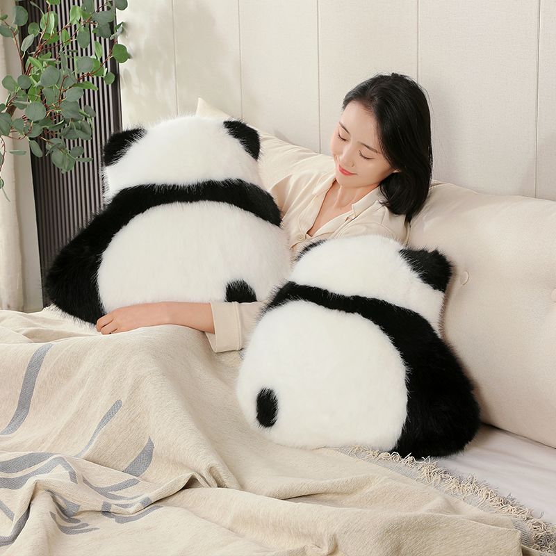 Panda Pillow Doll, Cute Cushion, Children's Bedside Sofa, Plush Pillow, Girls' Living Room Cushion, Pillow