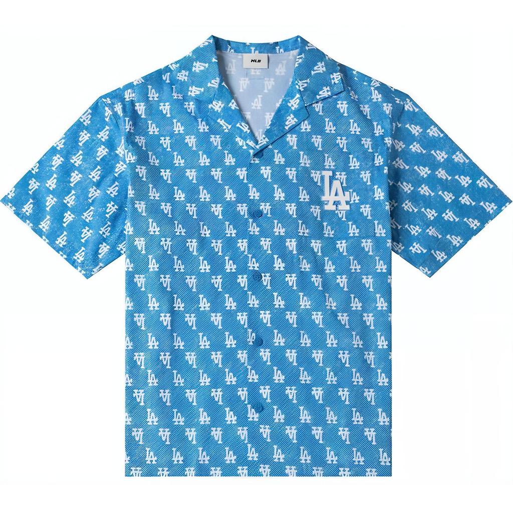 New MLB MLB Vintage Los Angeles Dodgers SS24 Shirt Unisex Blue 3AWSM0243-07BLP