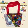 High-Value Cartoon Bear Souvenir Handbag - Waterproof, Cute, and Spacious Shopping Bag