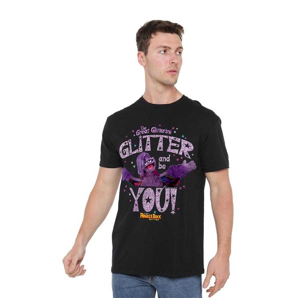 Fraggle Rock Unisex Erwachsene The Great Glitterini Glitzer Sei Du T-Shirt