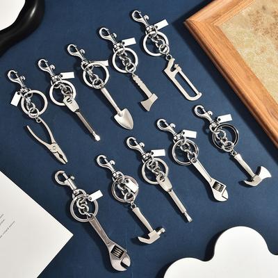 Simulation Tool Modeling Keychain Metal Texture Hardware Pendant Personalized Car Key Chain Bag Pendant