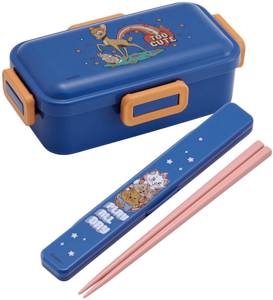 Skater Antibacterial Lunch Box with Disney Classic Bambi Made in Japan Soft-Serving Dome-Shaped Lid, 530ml, Design, (PFLB6AG-A)