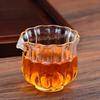 Japanese Zen Lotus Small Capacity Glass Fair Cup Tea Dispenser Heat resistant High Borosilicate Kungfu Chahai Tea Cup Tea Set