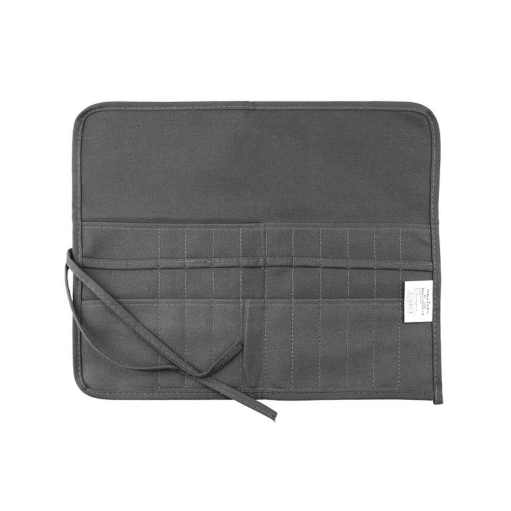 New High-Capacity Painting Brushes Storage Bag 22 Holes Multifunctional Watercolour Brushes Slots Canvas Roll Up Pen Bag