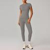 Women's Quick-Dry European Yoga & Running Set, Winter Fitness Wear 8519.