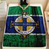 Northern Ireland National Football Team  Print Flannel Blanket, High Quality Comfortable for All Seasons, Home Decor, Warmth and Comfort