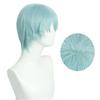 Mint Blue Anti-upturned Short Hair Synthetic Wig | Animated KPop Demon Hunters Figure Babe Cosplay Wig