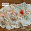 Cartoon Song Brocade Horse Brooch Chinese Style Little Pony Sweater Pin  Clothing Accessory