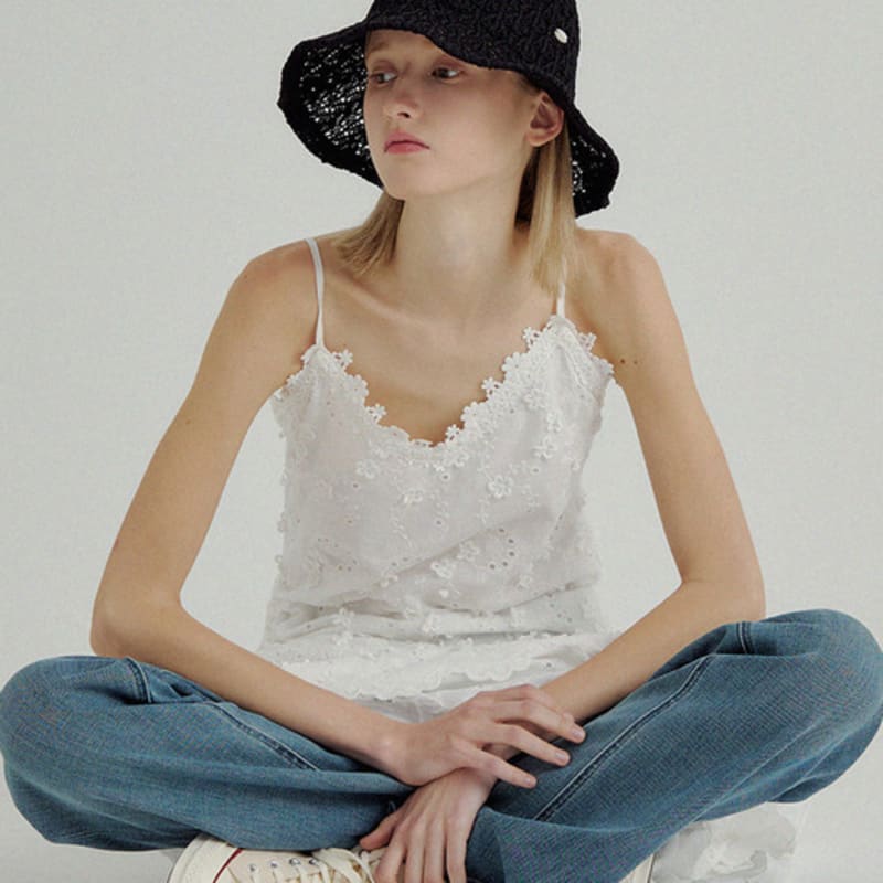 Marchen Cliff wave bucket hat_3color