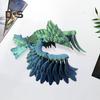 3D Printed Phoenix Figurine Movable Joints Colorful Bird Figure Articulated Animal Model Fidget Toy Home Office Desktop Decoration Ornament