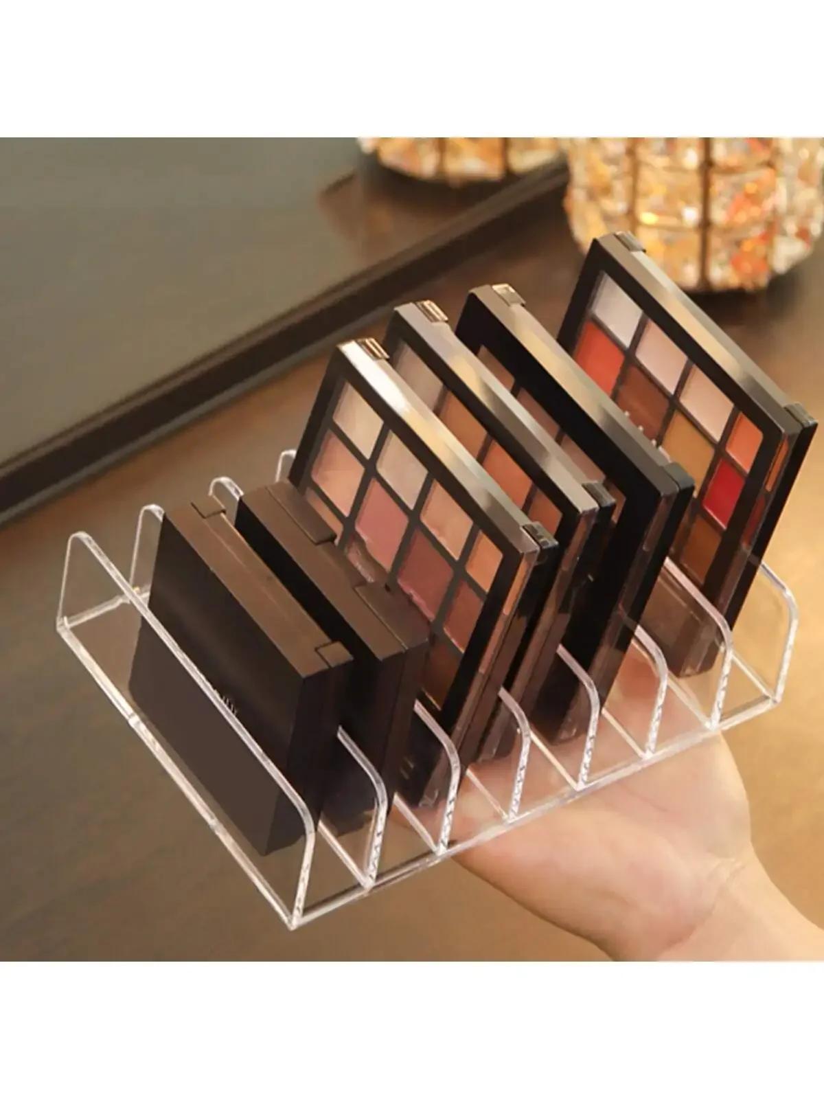 

7 Grid Acrylic Eye Shadow Multi-Function Cosmetics Display Tray Storage Box Cosmetic Shelf Toiletries Storage Rack Household чистый