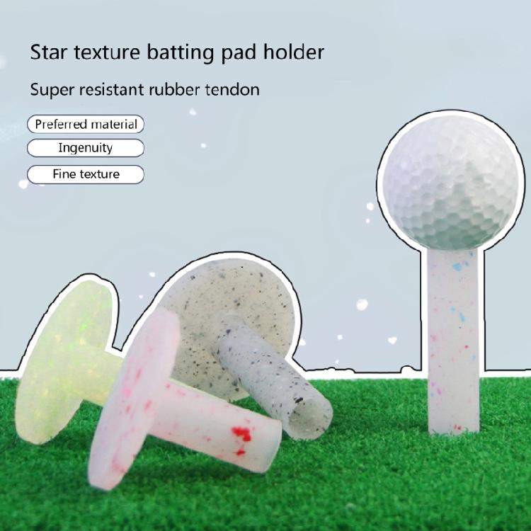 4 Pcs Golf Practice Tees Indoor and Outdoor Golf Soft Rubber Tees Holder