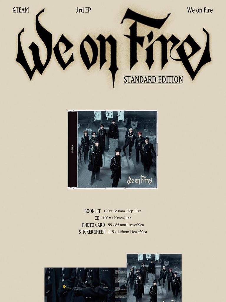 &TEAM 3rd EP 'We on Fire' STANDARD EDITION