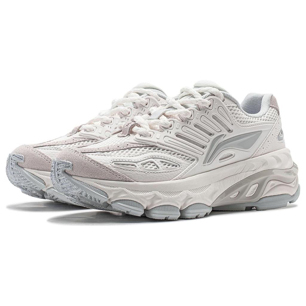 LiNing Nanshan Lightweight High Resilience Thick Sole Increased Height Wear Resistant Shock Absorbing Non Slip Low Top Casual Shoes AGCT470-1