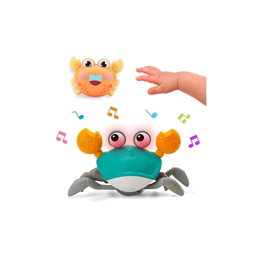 Crawling Crab Musical Toy for Babies, Electronic Toy That Lights Up and Crawls Automatically for Toddlers