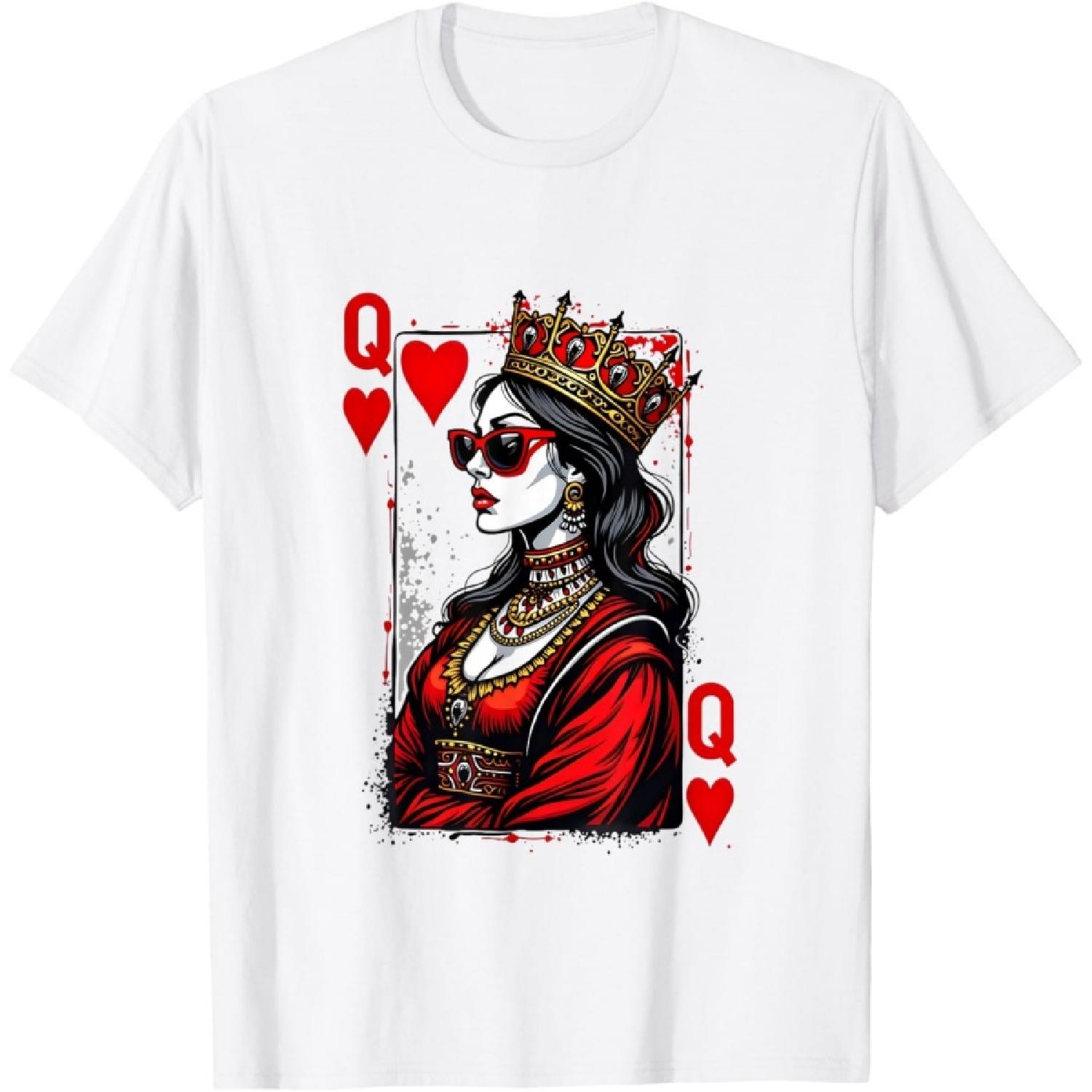 Женская футболка  Королева Червей  ко Дню Святого Валентина(1) S