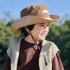 Western Cowboy Children'S Bucket Hat Boys Fashion Sun Hat Outdoor Climbing Hat Uv Protection Basin Hat