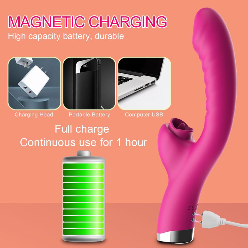Sex Toys Powerful Vibrator Suction Women Clitoris G Spot Rechargeable Quiet Adult Dildo Erotic Couples Vibe Toys Pleasure