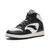 Anta Textile, Synthetic Leather Cushioning, Wear Resistant High top Skateboard Shoes Women's Black White Sneakers 922348087-4