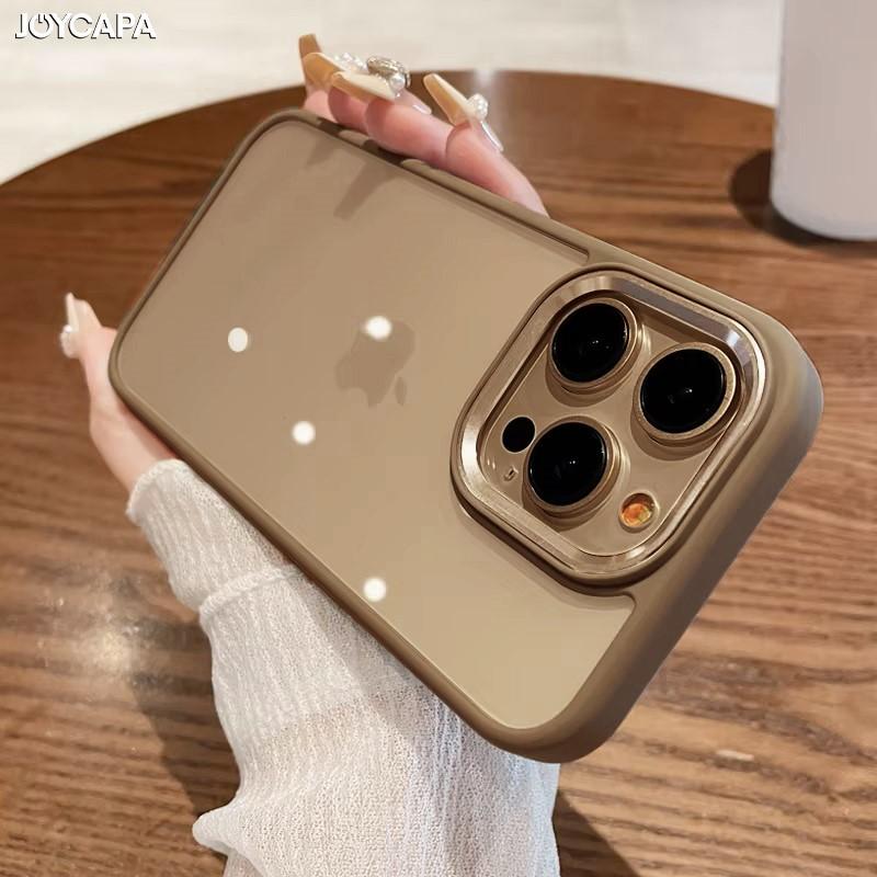 

Luxury Shockproof Clear Case For iPhone 16 15 14 Plus 13 12 Mini 11 Pro Max X XR XS Soft Bumper Hard Acrylic Hybrid Shield Cover For iPhone 13 ProMax