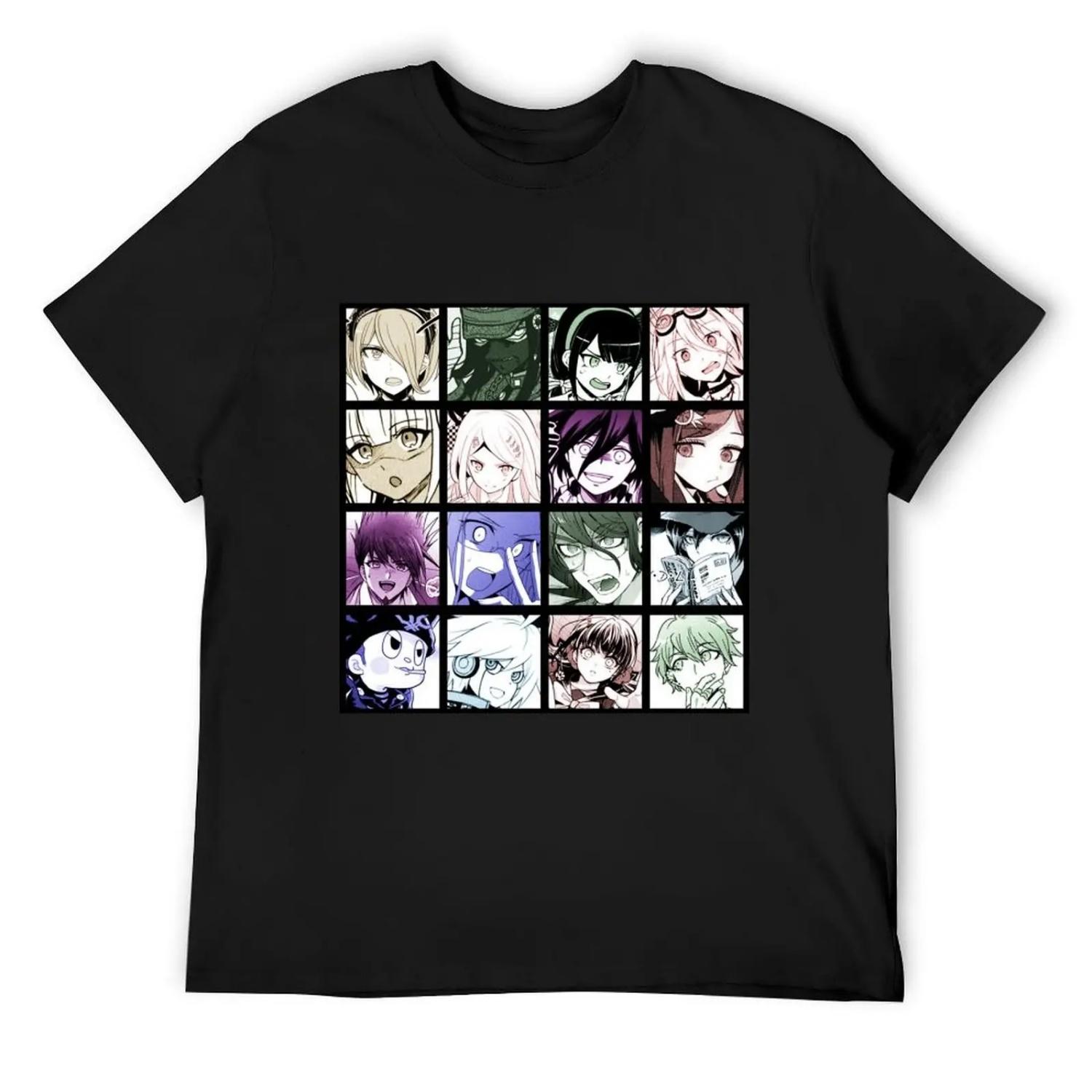 

DRV3 Manga Collection (Colored) T-Shirt summer 2025 anime stuff essential t shirt summer tops vintage t shirt men XXXXXL чорний