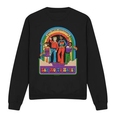 Steven Rhodes Unisex Adult Say No To Hate Sweatshirt