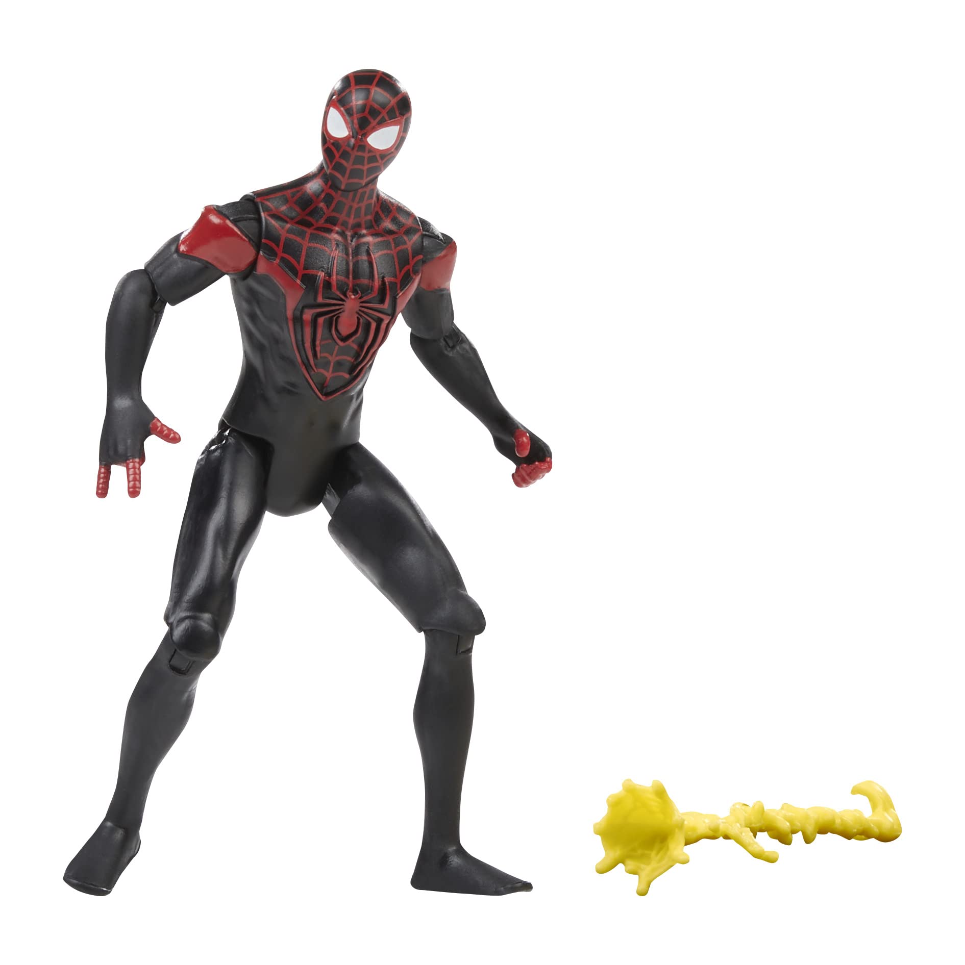 

Hasbro MARVEL Epic Hero Series Miles Morales Action with Ages 4 and Authentic Spider-Man Figure, 4-inch (10 cm) Accessories, Up, F6974,
