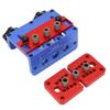 Wood Dowel Hole Drilling Guide 3 in 1 Woodworking Position Furniture Repair Dowel Cam Jig Drill Bit