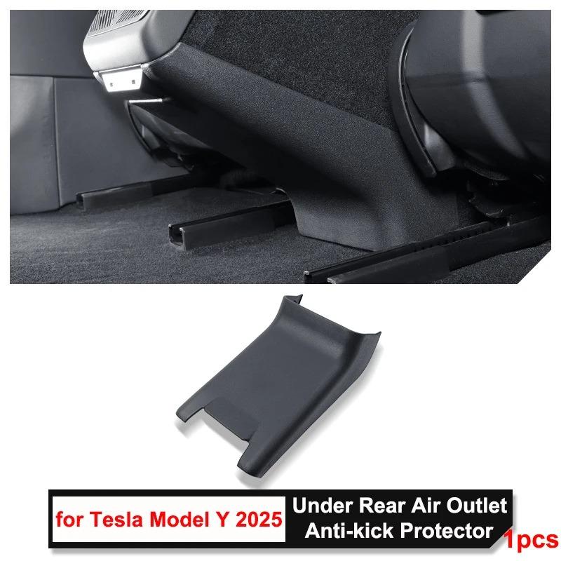 For Tesla Model Y Juniper 2025 2026 Launch Center Console Side Anti Kick Mats Full Cover Pad Rear Seat Protection Mat TPE Cover