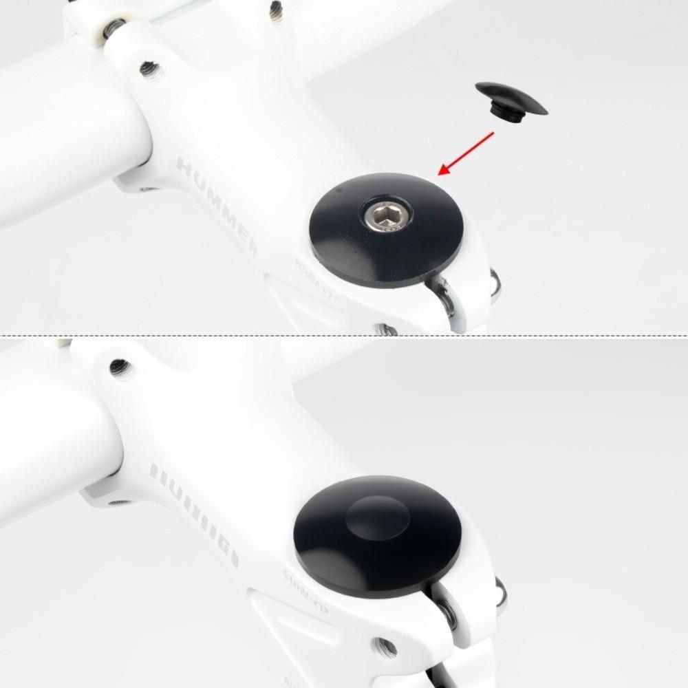10pcs Black Stem Top Cover Dustproof Bike Headset Screw Cover Parts Bowl Set Cover Cycling Parts