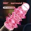 Penis Ring Extension Sleeve Delay Ejaculation Stronger Erection Massager Adult Sex Toys Supplies For Men