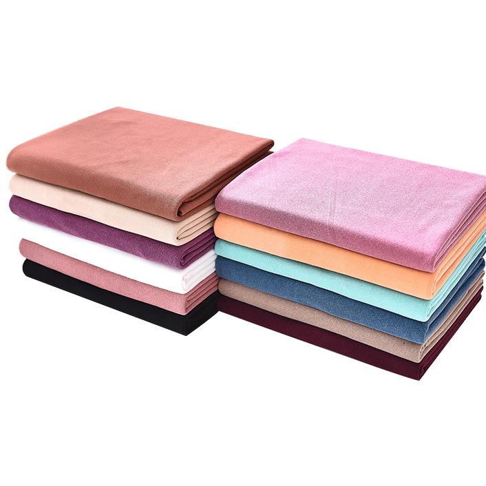 Flannelette Thickened Underwear Pajamas Home Clothing Elastic Jersey Knit Fabric To Keep Warm DIY Sewing Brocade Dark Blue White