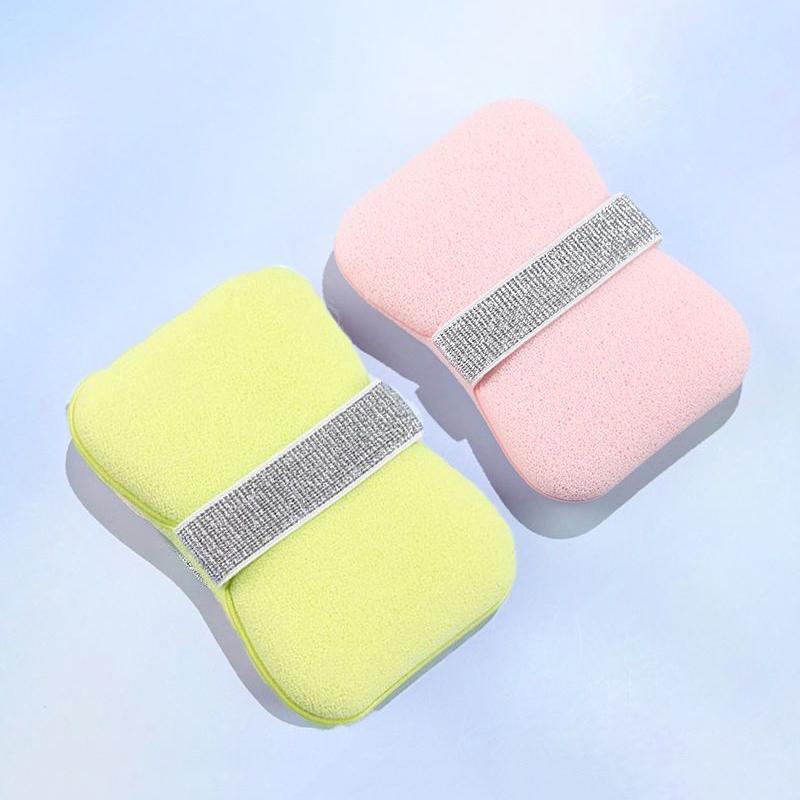 Shower Bubble Foam Net Thickened Foaming Soap Bag Facial Cleanser Mesh Bag Body Washing Cleaning Sponges